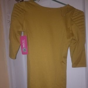 Women's party dress with chic shoulder details